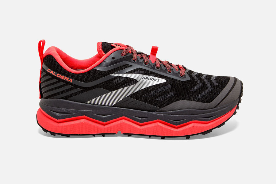 Zapatillas Trail Brooks Caldera 4 Mujer Negras/Coral Comprar LUBR46031